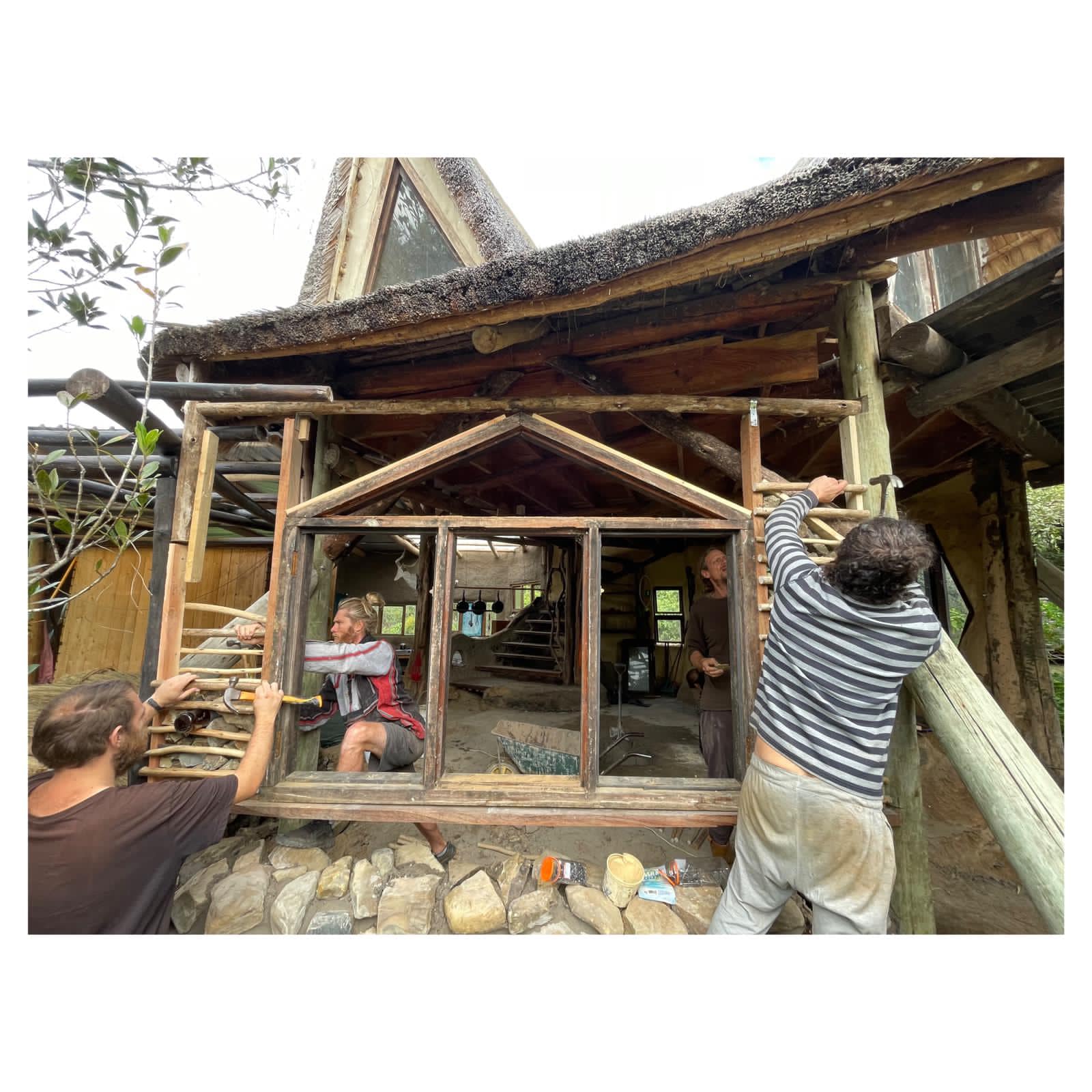 Natural building at Khula Dharma
